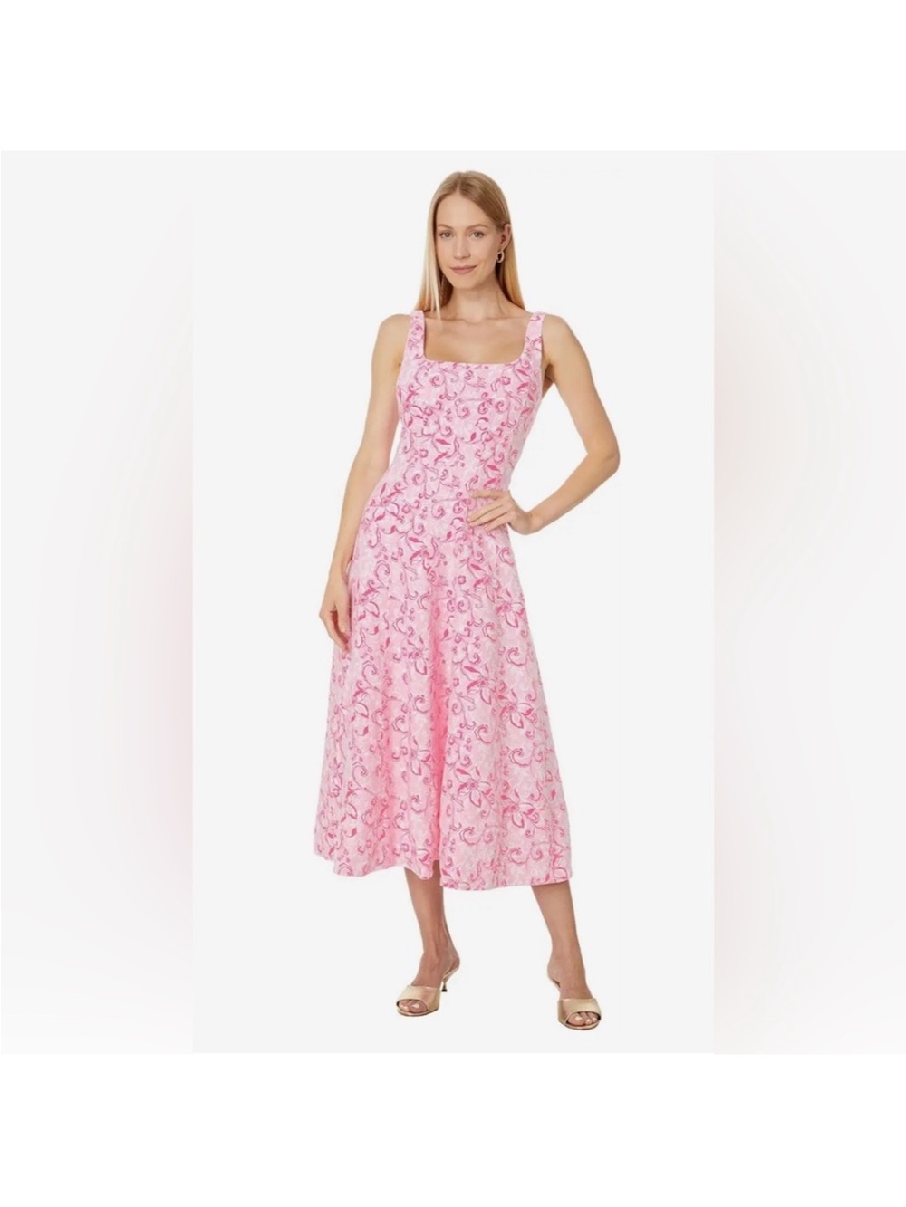 Lilly Pulitzer Women's Dresses Lilly Pulitzer Calina Linen Midi Dress